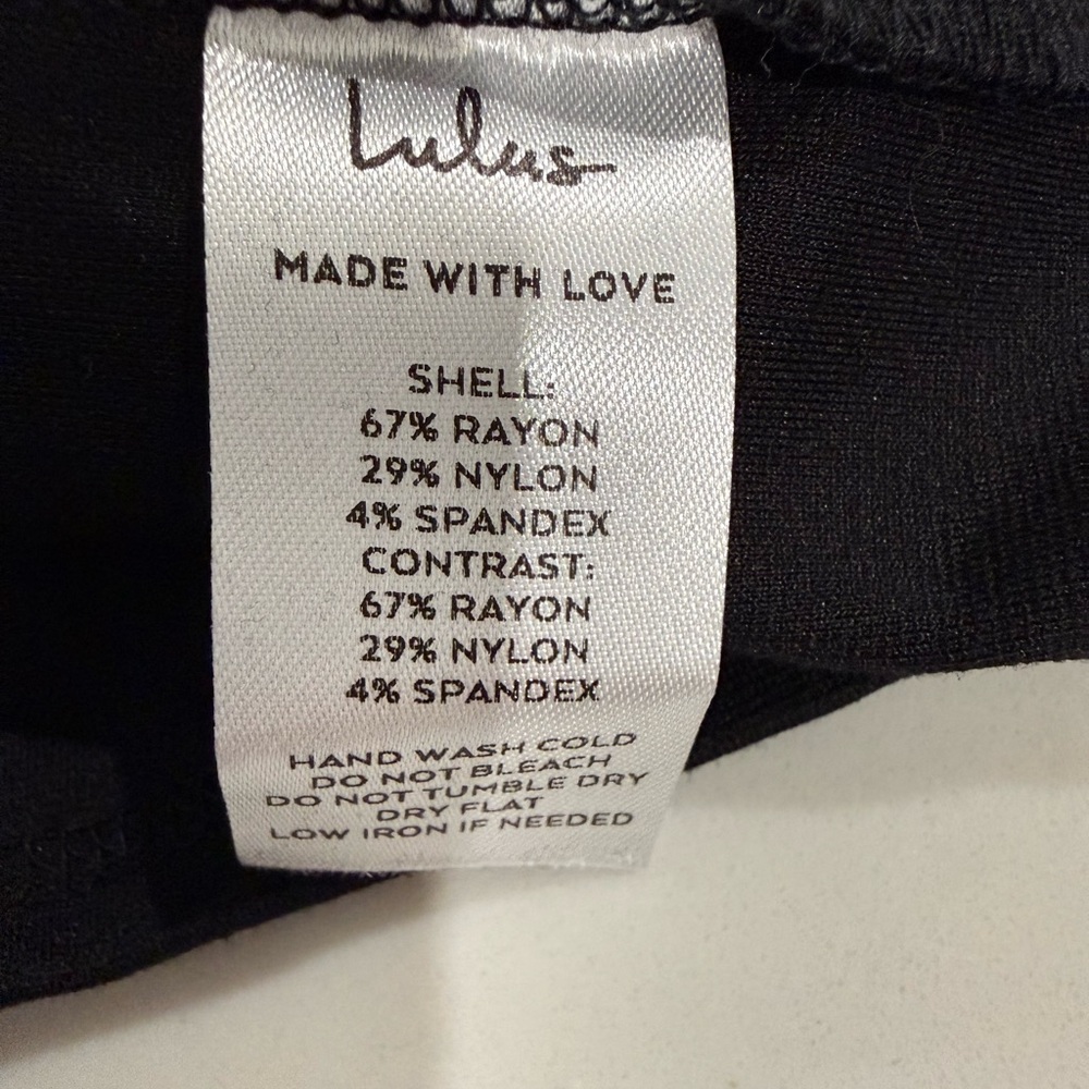 New Lulus Cutest Allure Black Bow Square Neck Sleeveless Mini Dress-Size Small - Picture 8 of 12